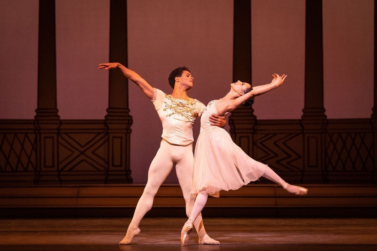 Marcelino Sambé and Francesca Hayward in Rhapsody photo by Helen Maybanks ROH