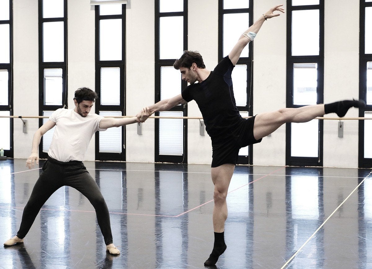 AfteRite rehearsals Nicola Del Freo Christian Fagetti photo Bescia and Amisano © Teatro alla Scala AfteRite - rehearsals - Nicola Del Freo, Christian Fagetti, photo Bescia and Amisano © Teatro alla Scala