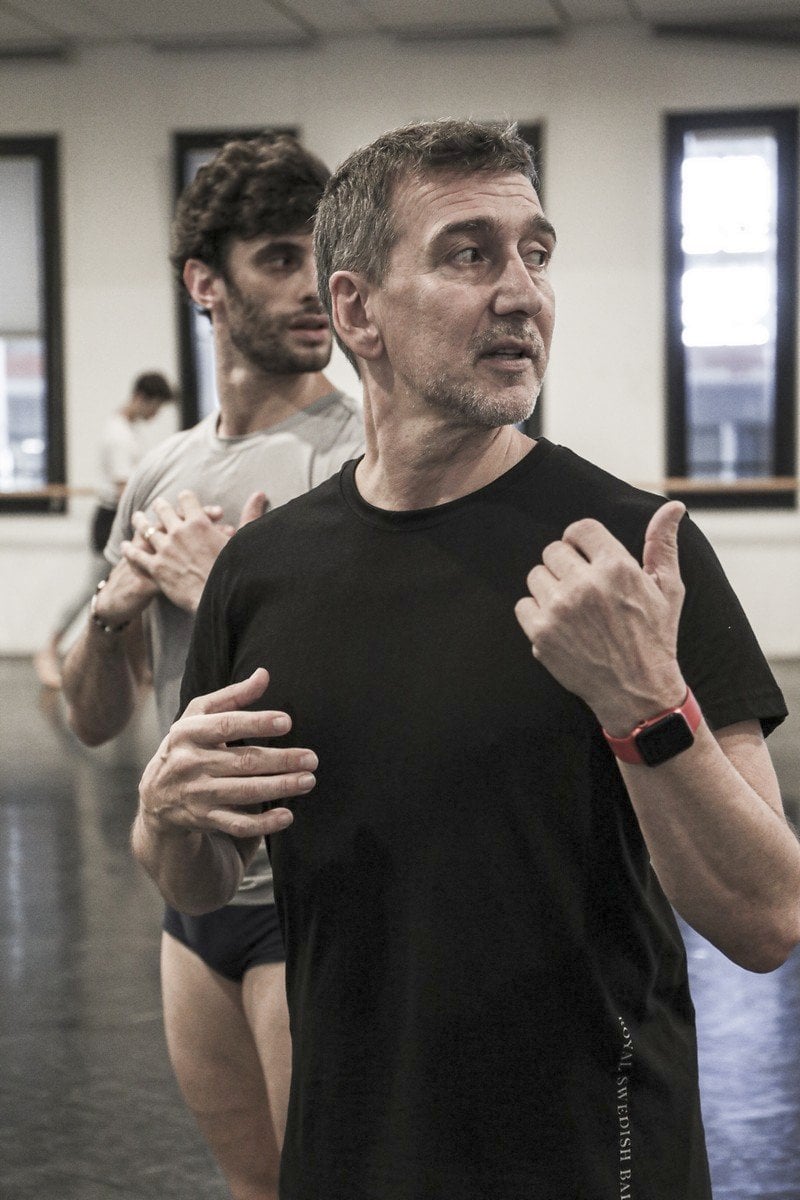 Giselle rehearsal with Julio Bocca and Nicola Del Freo photo Brescia e Amisano ©Teatro alla Scala 2022 Giselle rehearsal with Julio Bocca and Nicola Del Freo, photo Brescia e Amisano ©Teatro alla Scala 2022