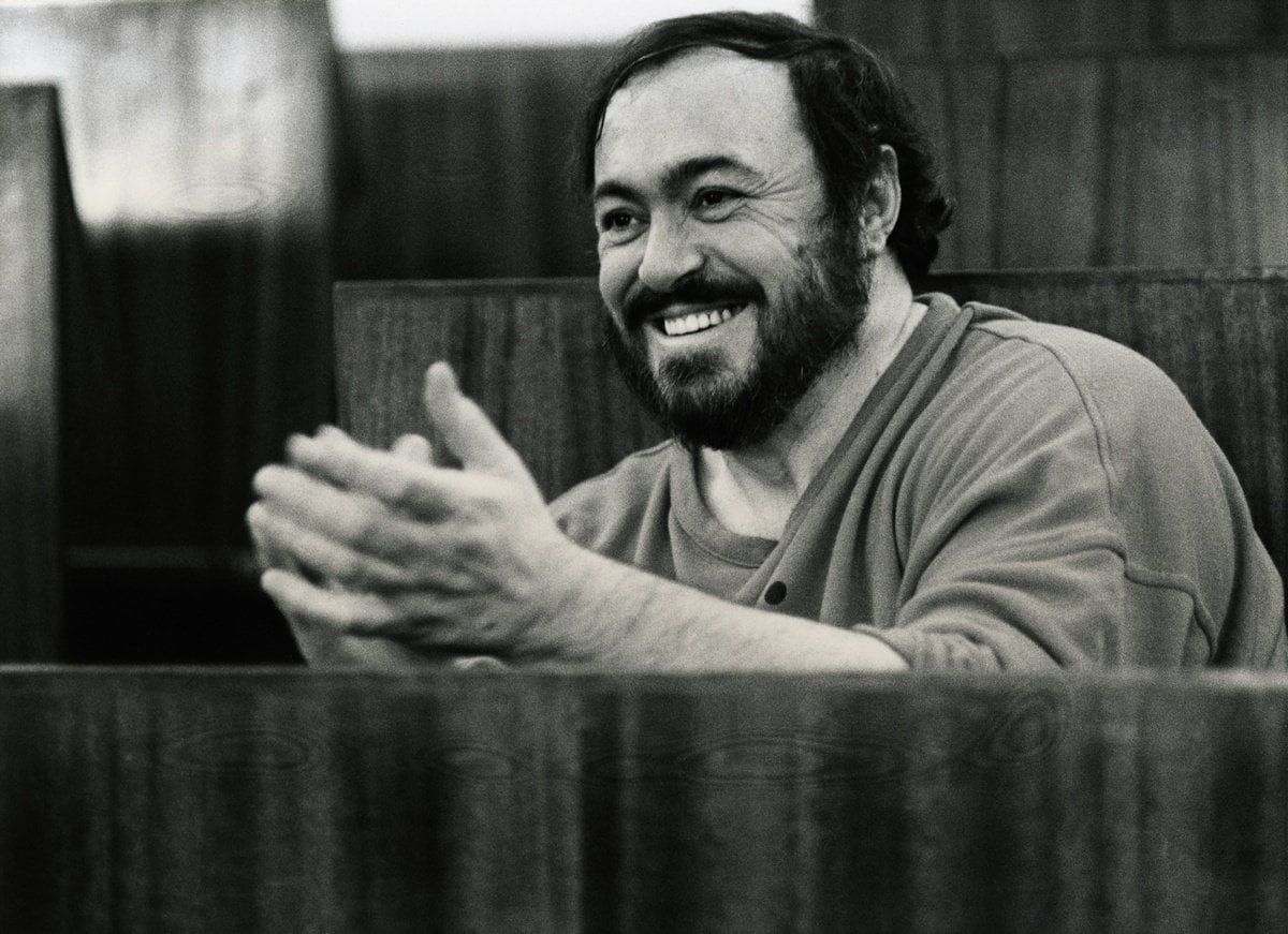 Luciano Pavarotti - photo Primo Gnani, 1987