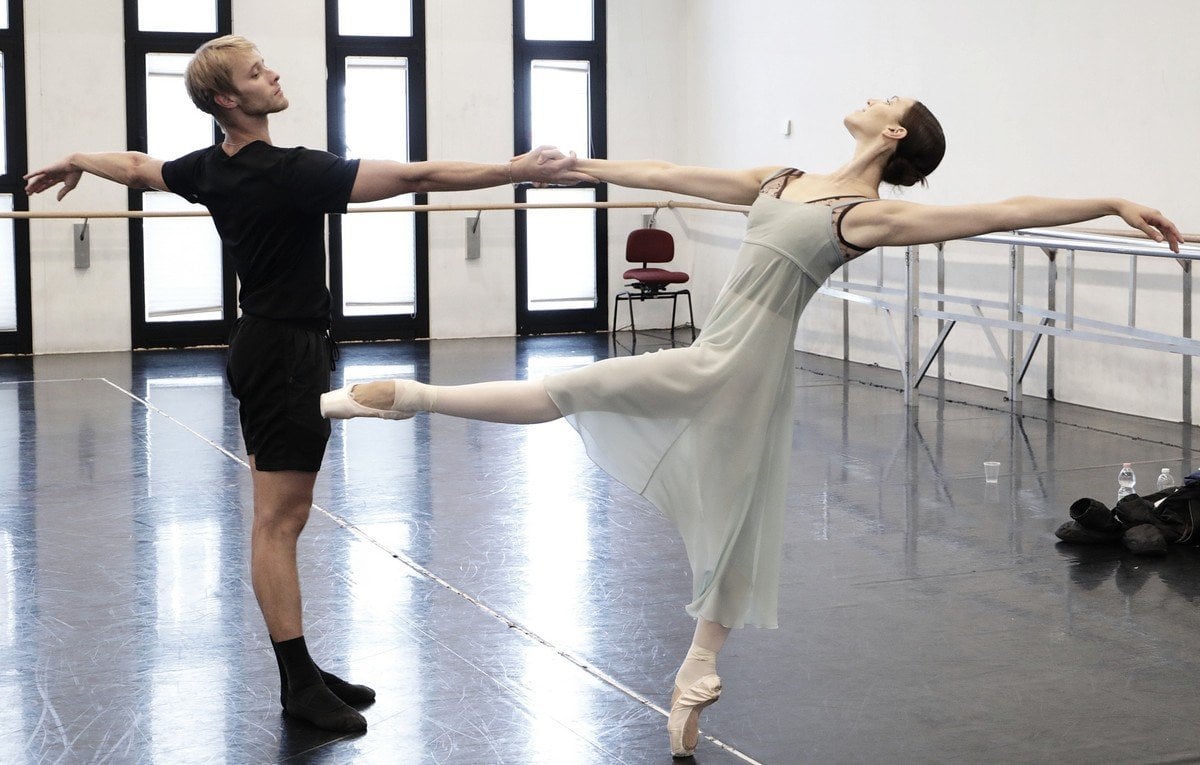 Onegin in rehearsal - Martina Arduino e Timofej Andrijashenko , photo by Brescia e Amisano (c) Teatro alla Scala (3)