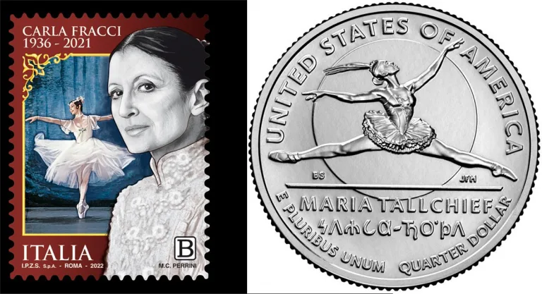 Carla Fracci and Maria Tallchief