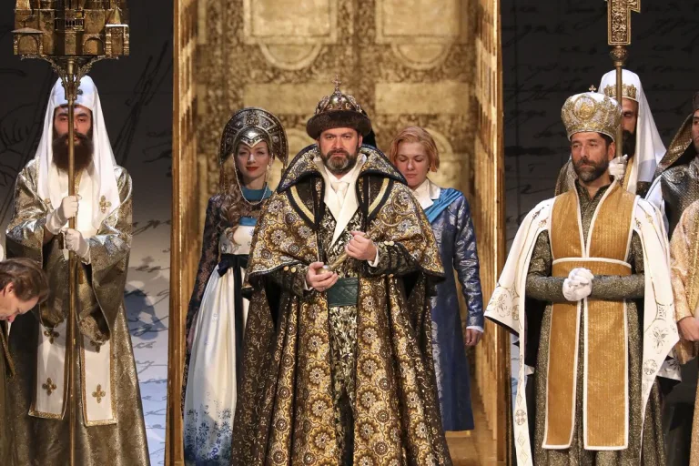 03 - Scenes from a rehearsal of Boris Godunov at La Scala on 11 November 2022, photo by Brescia e Amisano crop