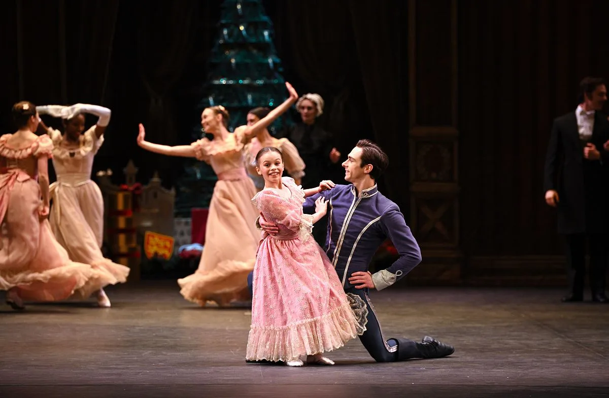 Millicent Honour as young Clara and Francesco Gabriele Frola as Nephew in Nutcrcker © Laurent Liotardo jpg Millicent Honour as young Clara and Francesco Gabriele Frola as Nephew in Nutcrcker © Laurent Liotardo