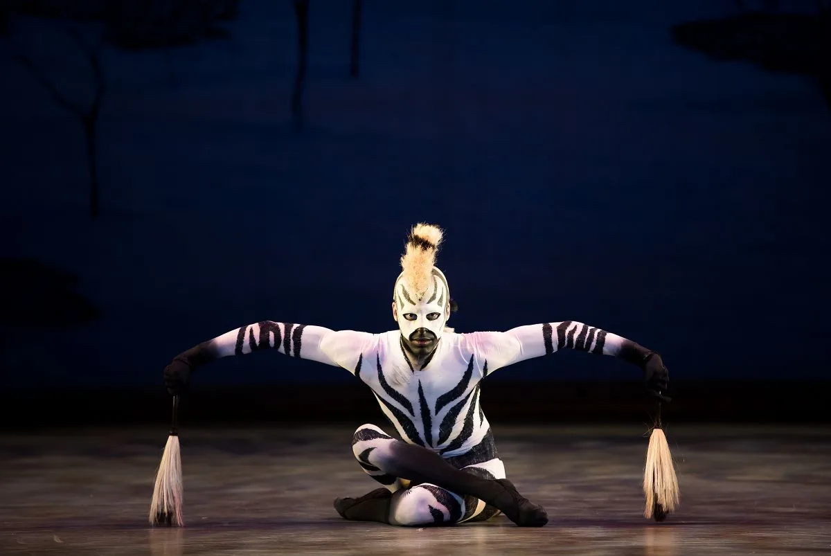 Tyrone Singleton as the Southern Cape Zebra in David Bintleys Still Life at the Penguin Cafe. Photo Bill Cooper1 jpg Tyrone Singleton as the Southern Cape Zebra in David Bintley's Still Life at the Penguin Cafe. Photo Bill Cooper(1)