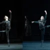 Max Maslen (left) and Lachlan Monaghan as Siegfried, BRB Swan Lake, Photo (left) Bill Cooper, (right) Lee Armstrong