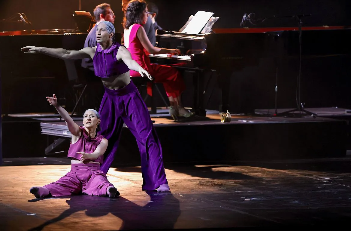 Parvaneh Scharafali and Sasha Riva in Alla fine del mondo Nervi Festival photo by Marcello Orselli 01 jpg Parvaneh Scharafali and Sasha Riva in Alla fine del mondo, Nervi Festival, photo by Marcello Orselli-01