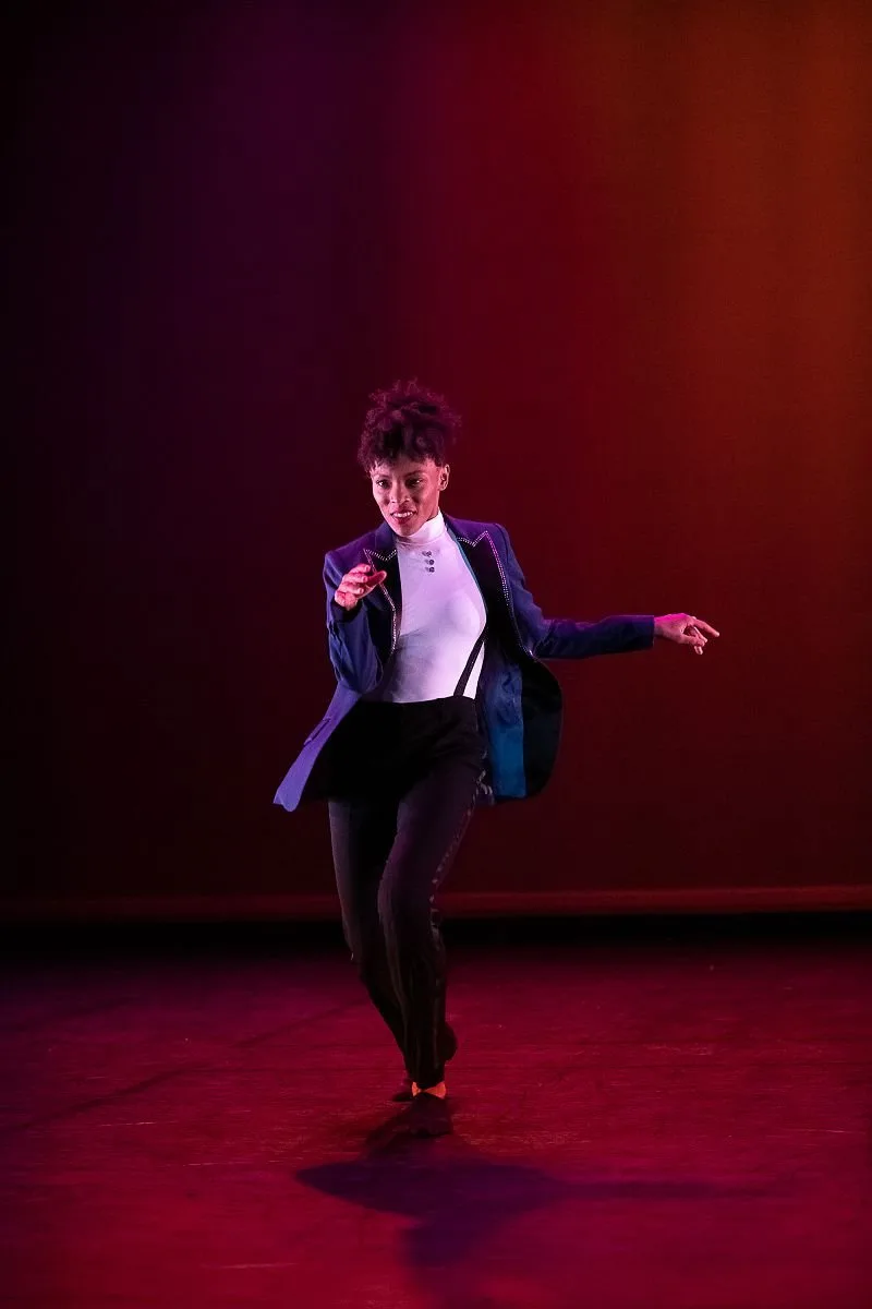 AAADTs Samantha Figgins in Robert Battles For Four for the Ailey Spirit Gala on June 24 2021. Photo by Christopher Duggan jpg AAADT's Samantha Figgins in Robert Battle's For Four for the Ailey Spirit Gala on June 24 2021. Photo by Christopher Duggan