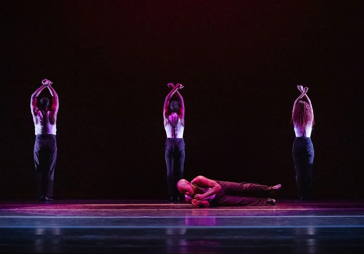 Alvin Ailey American Dance Theaters R.Maurice S.Dumas B.I.Pereyra and S.Figgins in Robert Battles For Four. Photo by Paul Kolnik jpg Alvin Ailey American Dance Theater's R.Maurice S.Dumas B.I.Pereyra and S.Figgins in Robert Battle's For Four. Photo by Paul Kolnik
