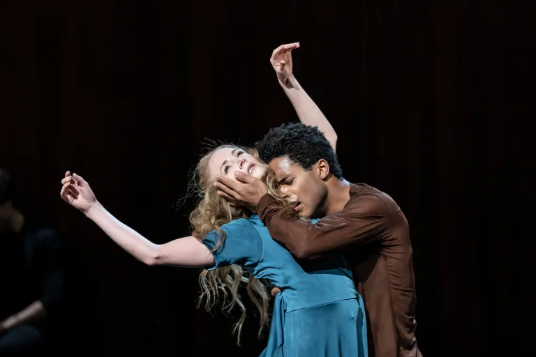 The Cellist_The Royal Ballet, ROH Covent Garden, Choreography: Cathy Marston , The Cellist; Lauren Cuthbertson, The Conductor; Matthew Ball, The Instrument; Marcelino Sambe Scenario; Cathy Marston and Edward Kemp, Music;Philip Feeney, Designer;Hildegard