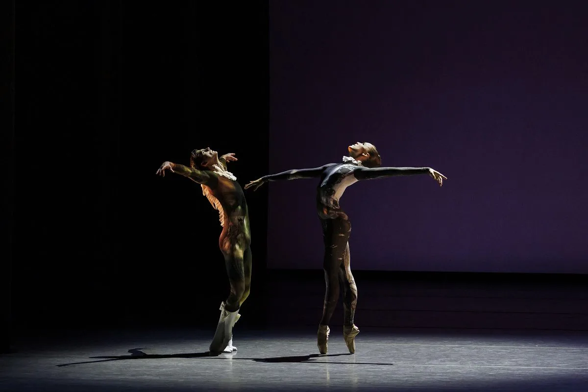 Peter Walker and Emily Kikta in Love Letter choreography by Kyle Abraham. New York City Ballet photo by Erin Baiano jpg Peter Walker and Emily Kikta in Love Letter, choreography by Kyle Abraham. New York City Ballet, photo by Erin Baiano