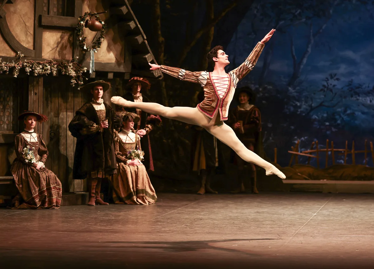 Giselle English National Ballet with Daniel McCormick and Ivana Bueno in the peasants pas de deux photo by Dasa Wharton 2024 4 jpg Giselle - English National Ballet with Daniel McCormick and Ivana Bueno in the peasants pas de deux, photo by Dasa Wharton 2024 - 4
