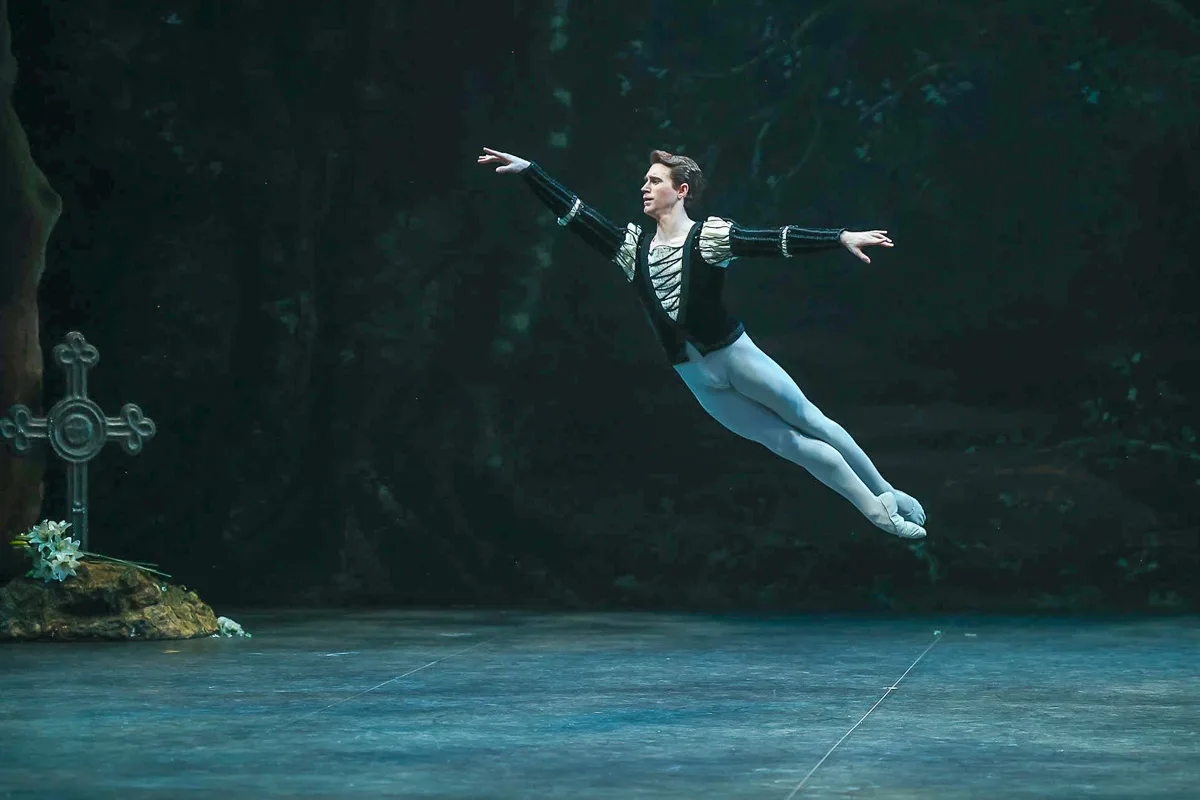 Giselle English National Ballet with Katja Khaniukova as Giselle and Aitor Arrieta as Albrecht photo by Dasa Wharton 2024 16 jpg Giselle - English National Ballet with Katja Khaniukova as Giselle and Aitor Arrieta as Albrecht, photo by Dasa Wharton 2024 - 16