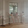 ballet dancing on the wooden floor