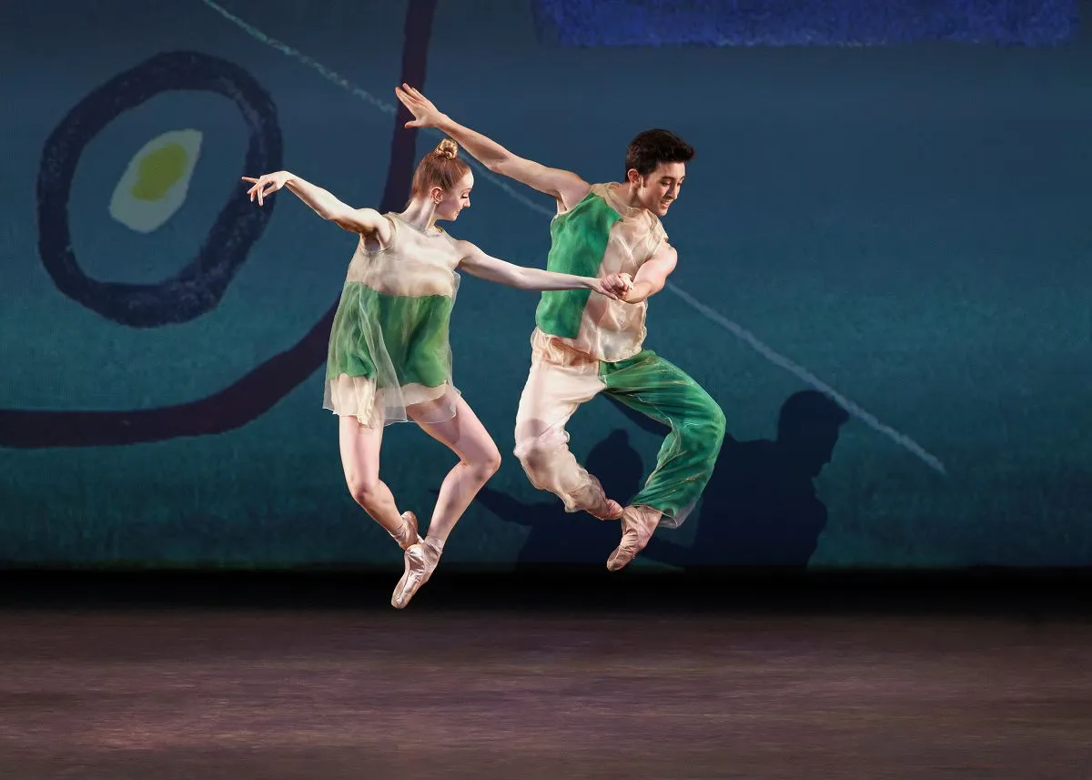 Emma Von Enck with Anthony Huxley in Alexei Ratmanskys Pictures at an Exhibition. Photo credit Erin Baiano Emma Von Enck with Anthony Huxley in Alexei Ratmansky’s Pictures at an Exhibition. Photo credit Erin Baiano