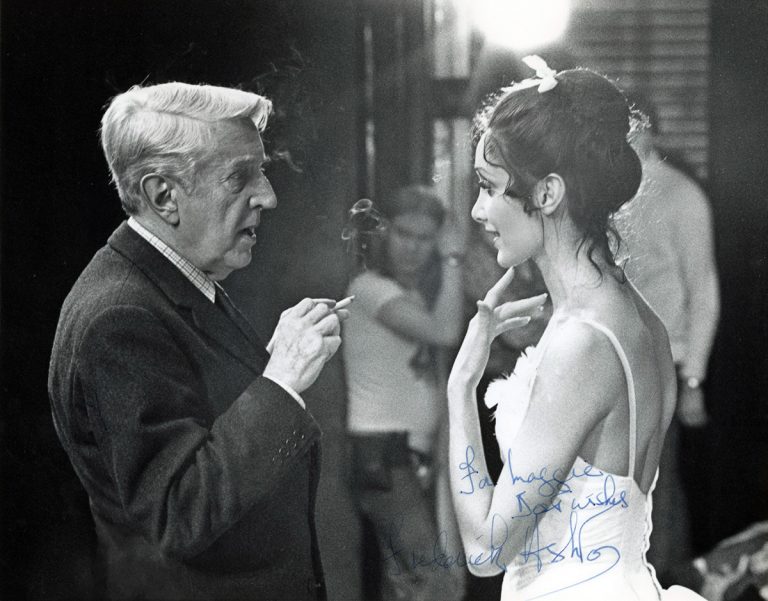 Sir-Frederick-Ashton-with-Margaret-Barbieri-after-The-Two-Pigeons-Photo-Leslie-Spatt