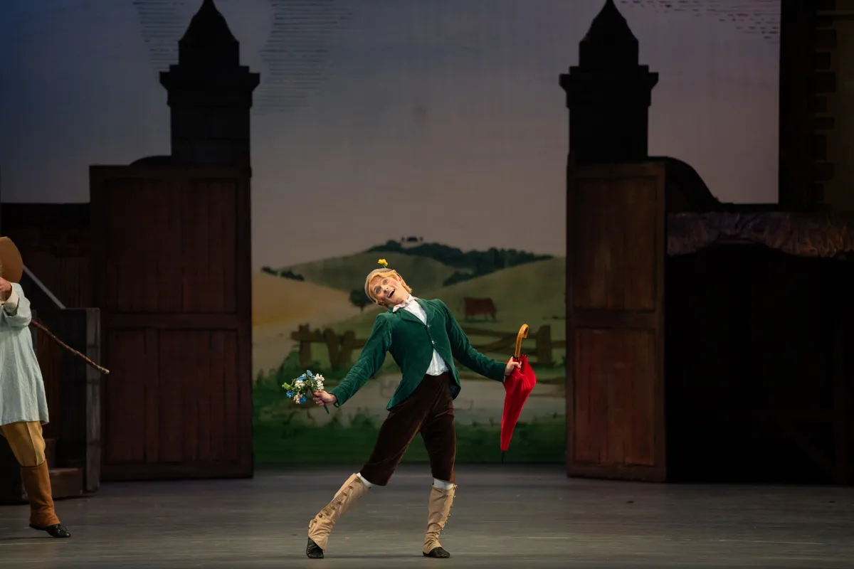 08 La Fille mal gardee Gus Payne as Alain photo by Riku Ito BRB 2024 08 - La Fille mal gardée - Gus Payne as Alain, photo by Riku Ito, BRB 2024