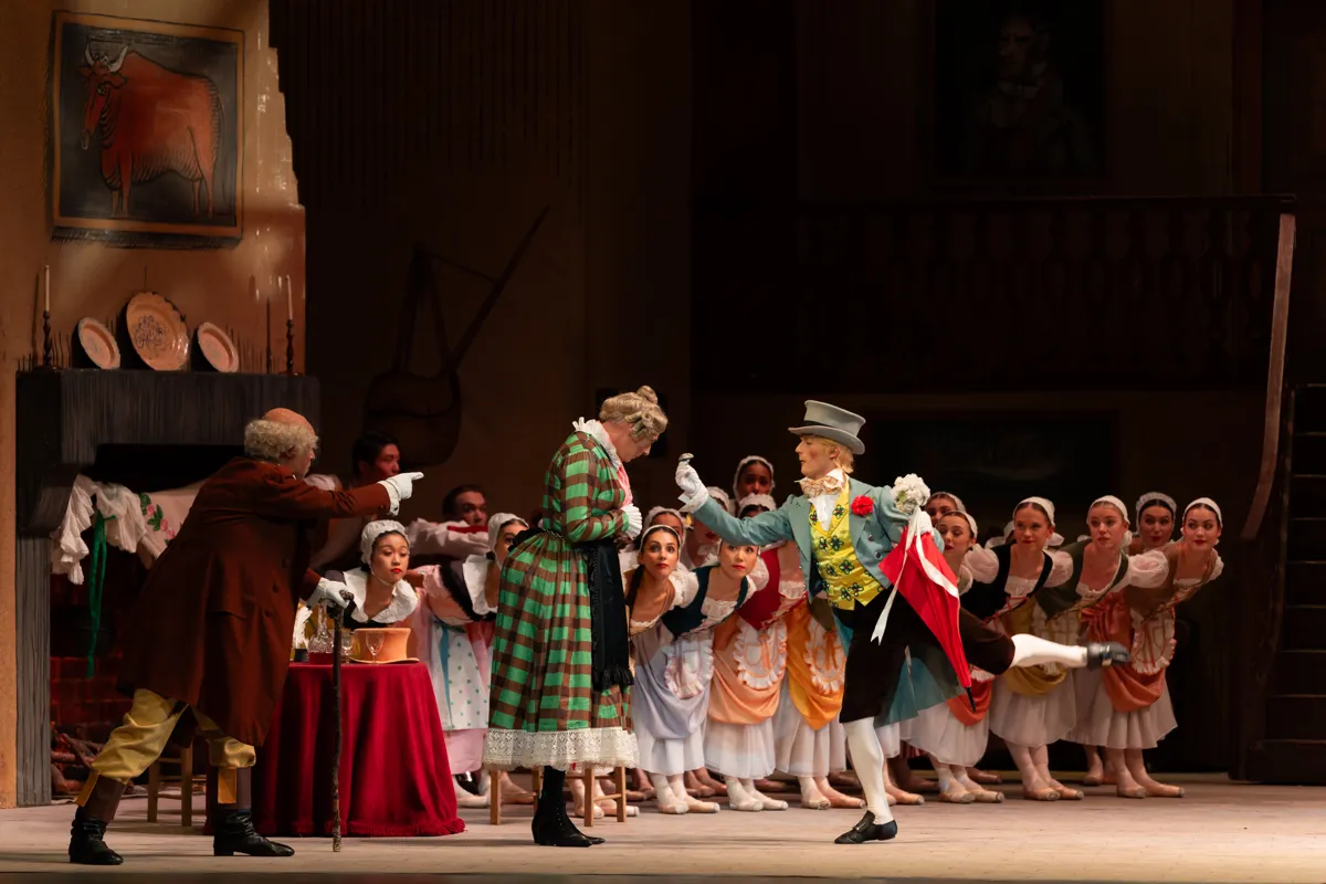 10 La Fille mal gardee Artists of Birmingham Royal Ballet photo by Riku Ito BRB 2024 10 - La Fille mal gardée - Artists of Birmingham Royal Ballet, photo by Riku Ito, BRB 2024
