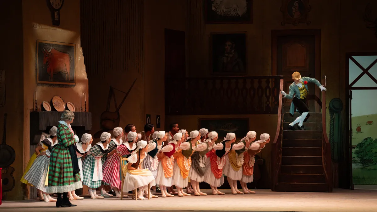 11 La Fille mal gardee Artists of Birmingham Royal Ballet photo by Riku Ito BRB 2024 11 - La Fille mal gardée - Artists of Birmingham Royal Ballet, photo by Riku Ito, BRB 2024
