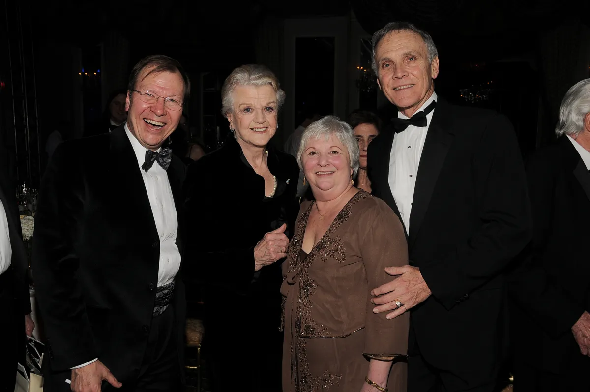 Roger Danforth Angela Lansbury Diana Baffa Brill and Ron Young at the Drama League Benefit Gala Honoring Angela Lansbury February 8 2010. The Pierre New York City. photo by Rob Rich Roger Danforth, Angela Lansbury, Diana Baffa-Brill and Ron Young at the Drama League Benefit Gala Honoring Angela Lansbury, February 8, 2010. The Pierre, New York City., photo by Rob Rich