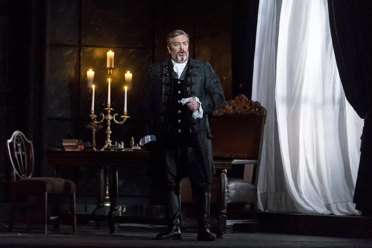 Weston Hurt in Tulsa Operas Tosca photo by Shane Bevel Weston Hurt in Tulsa Opera's Tosca, photo by Shane Bevel