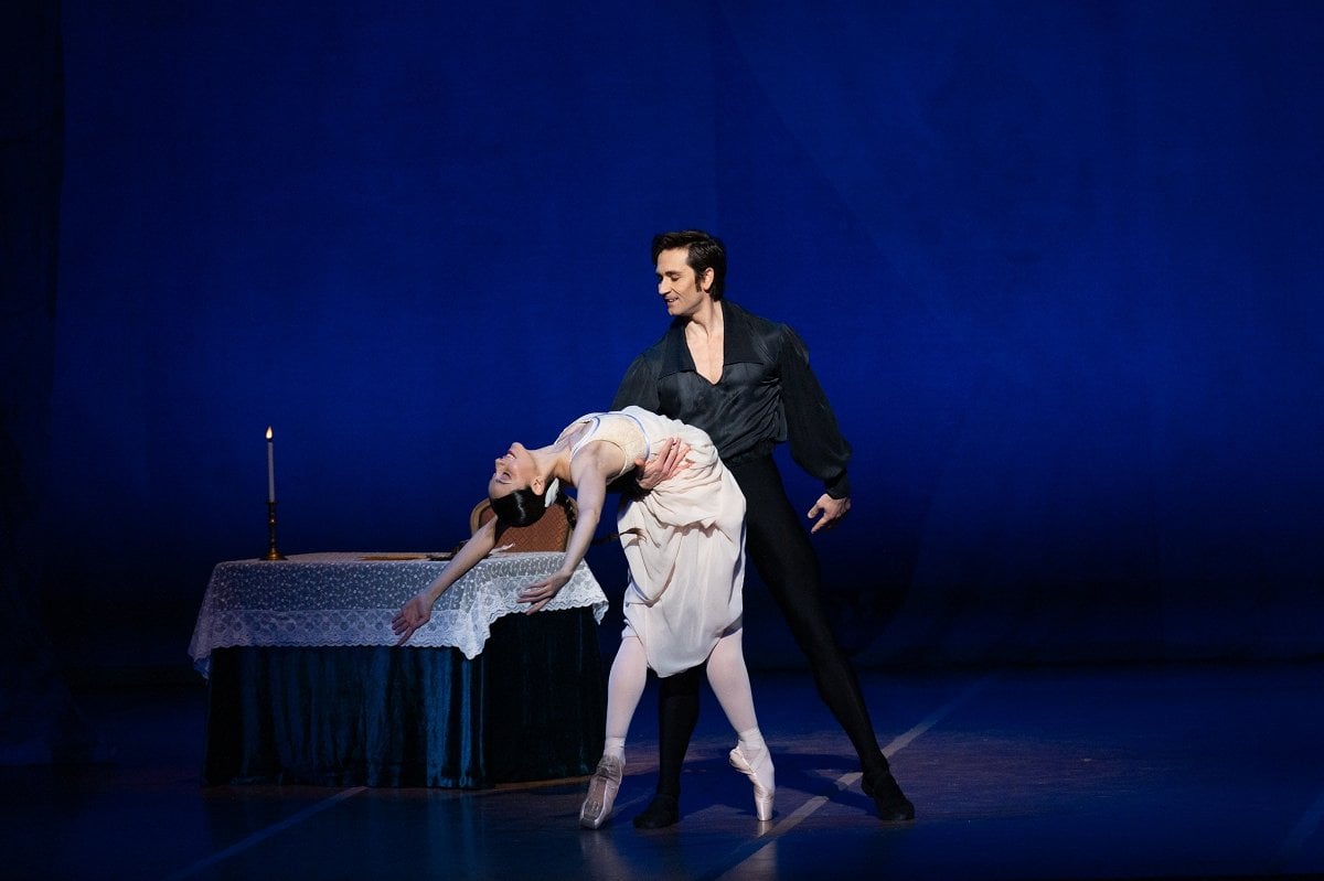 Onegin Nicoletta Manni Tatiana Friedemann Vogel Onegin ph Fabrizio Sansoni Opera di Roma 2025 1895 Onegin - Nicoletta Manni (Tatiana), Friedemann Vogel (Onegin) ph Fabrizio Sansoni-Opera di Roma 2025 1895