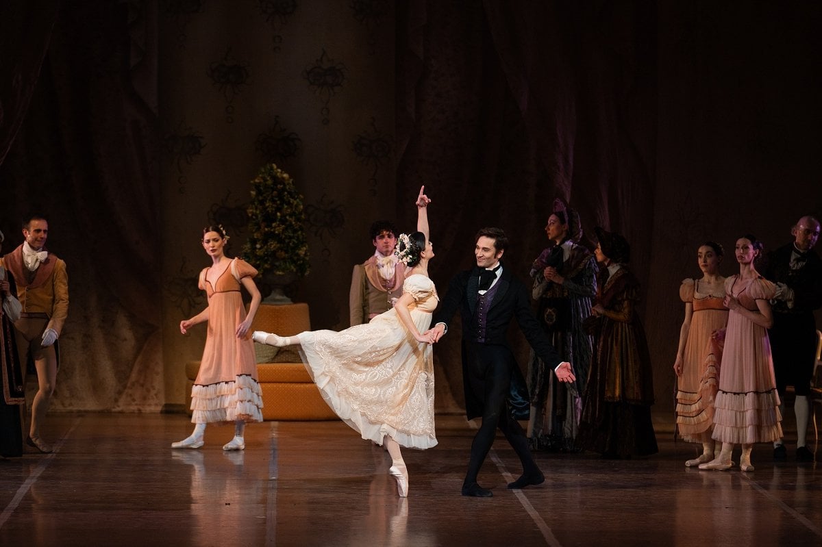 Onegin Susanna Salvi Olga Friedemann Vogel Onegin ph Fabrizio Sansoni Opera di Roma 2025 2217 Onegin - Susanna Salvi (Olga), Friedemann Vogel (Onegin) ph Fabrizio Sansoni-Opera di Roma 2025 2217