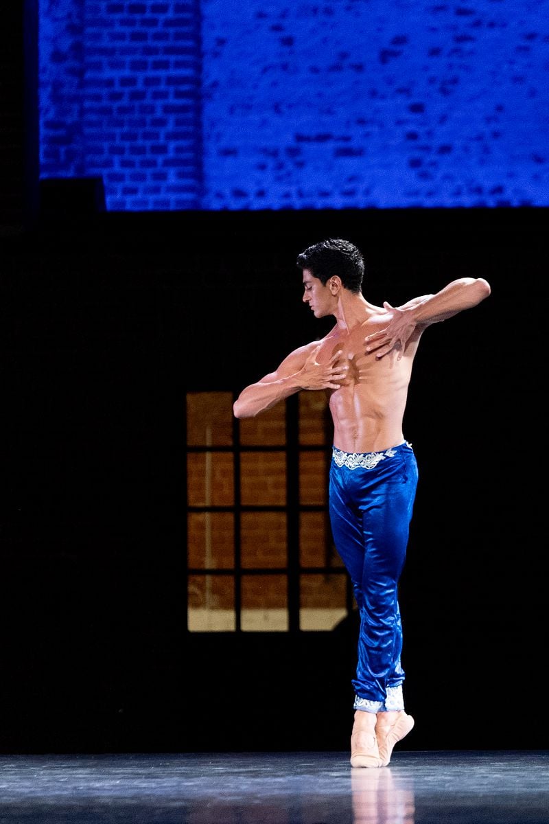 Le Corsaire Meaghan Grace Hinkis and Denilson Almeida Rocchetta Grand Jete photo by Graham Spicer 2025 1 Le Corsaire - Meaghan Grace Hinkis and Denilson Almeida - Rocchetta Grand Jeté, photo by Graham Spicer 2025 - 1