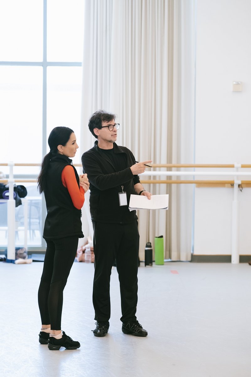 Tamara Rojo and Antonio Castilla during rehearsal Rojos Raymonda © San Francisco Ballet photo by Lindsey Rallo Tamara Rojo and Antonio Castilla during rehearsal Rojo's Raymonda © San Francisco Ballet, photo by Lindsey Rallo