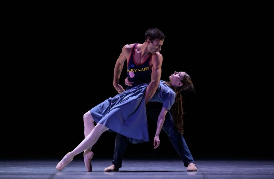 Giovanni Rotolo as Liliom and Alina Nanu as Julie in John Neumeiers Liliom photo by Serghei Gherciu Giovanni Rotolo as Liliom and Alina Nanu as Julie in John Neumeier's Liliom, photo by Serghei Gherciu