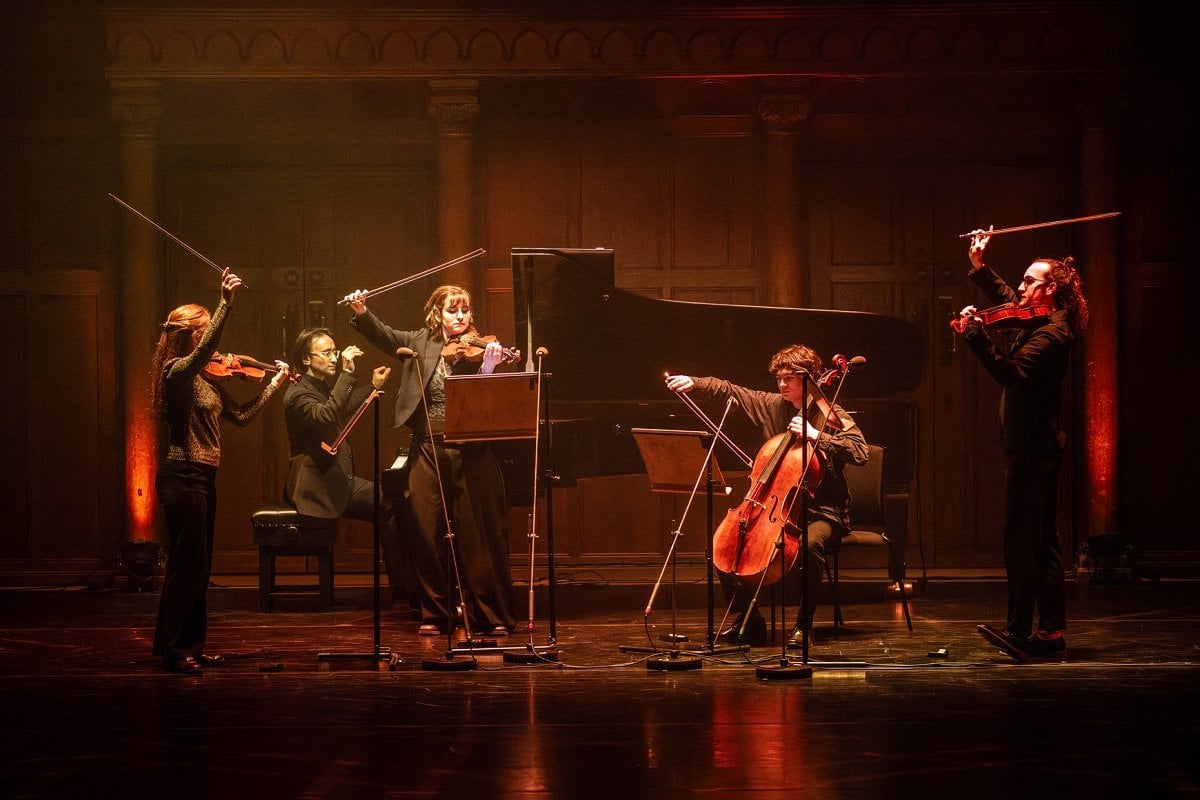 Ballet Nights New Years Day Concert photo of QUARTET CONCRETE by Deborah Jaffe Ballet Nights New Year's Day Concert ,photo of QUARTET CONCRETE by Deborah Jaffe