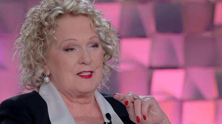 Katia Ricciarelli on the Mediaset TV programme Verissimo on 18th Junaury 2026