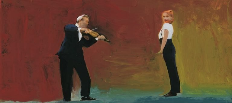 Pas de deux for toes and fingers, with Svetlana Zakharova and Vadim Repin, Teatro del Maggio Musicale
