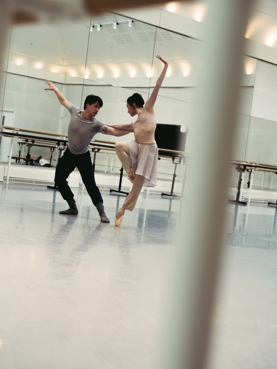 Calvin Richardson and Viola Pantuso in rehearsal for Mayerling ©2026 Melissa Schriek 1 Calvin Richardson and Viola Pantuso in rehearsal for Mayerling ©2026 Melissa Schriek (1)