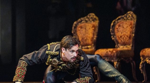 Calvin Richardson as Crown Prince Rudolf in Kenneth MacMillan's Mayerling (c)2026 RBO. Photographed by Andrej Uspenski crop
