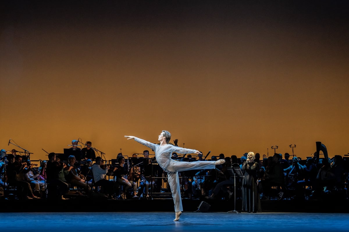 Calvin Richardson in Christopher Wheeldons The Two of Us The Royal Ballet ©2025 Johan Persson Calvin Richardson in Christopher Wheeldon's The Two of Us, The Royal Ballet ©2025 Johan Persson