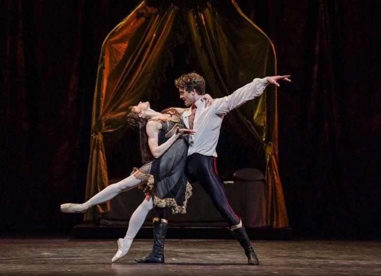 Melissa Hamilton as Mary Vetsera and Matthew Ball as Crown Prince Rudolf in Kenneth MacMillan's Mayerling (c)2026 Tristram Kenton (4)