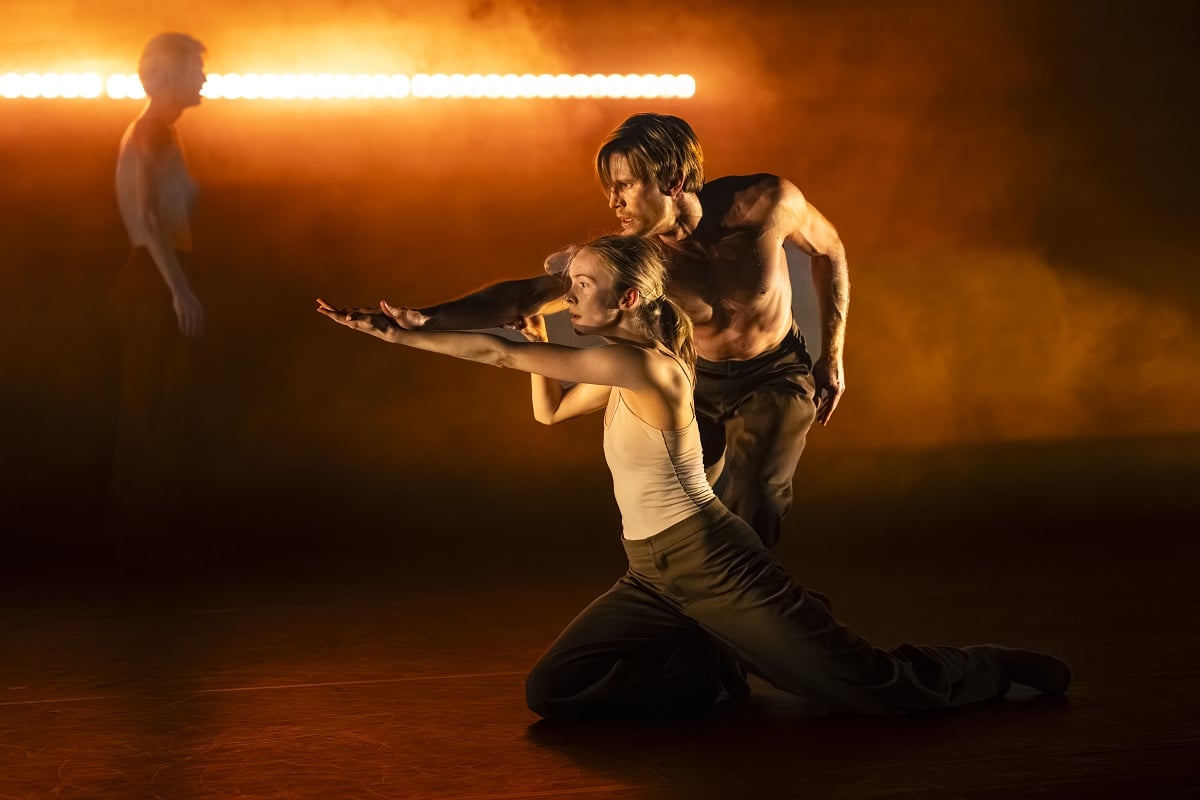 Simon Mcnally Nell Ramstad Pedersen and Silas Henriksen in undiscovered for International draft works ©2026 Foteini Christofilopoulou Simon Mcnally, Nell Ramstad-Pedersen and Silas Henriksen in undiscovered for International draft works ©2026 Foteini Christofilopoulou