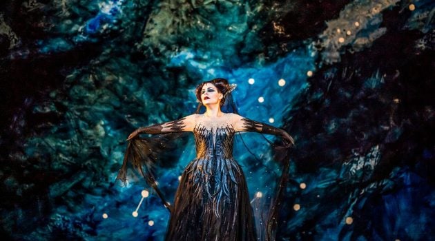 The Magic Flute, Tuuli Takala as Queen of the Night (C) ROH 2019. Photographed by Tristram Kenton