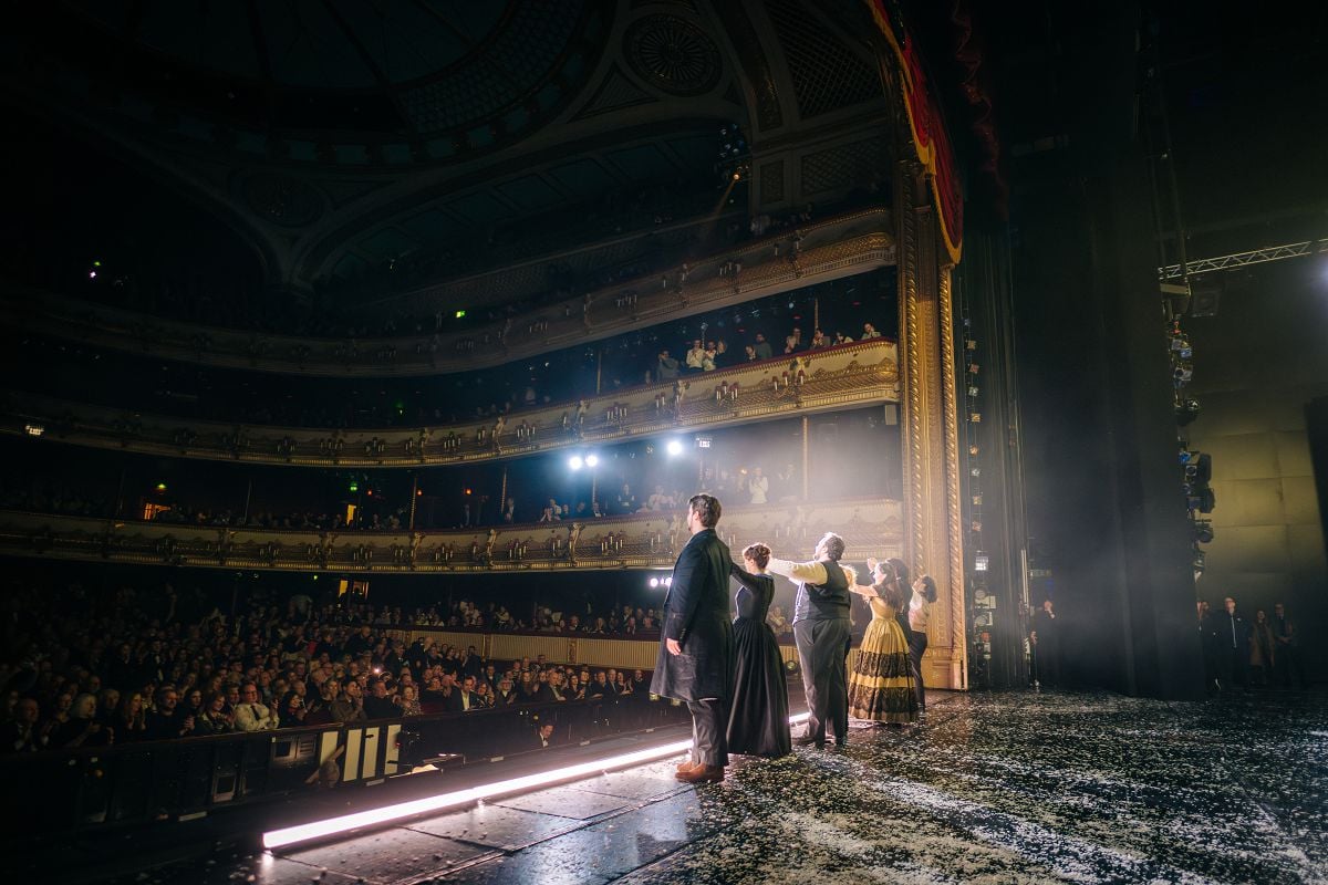 Richard Jones production of Puccinis La boheme backstage and side stage The Royal Opera ©2025 Mihaela Bodlovic Richard Jones' production of Puccini's La bohème backstage and side stage, The Royal Opera ©2025 Mihaela Bodlovic