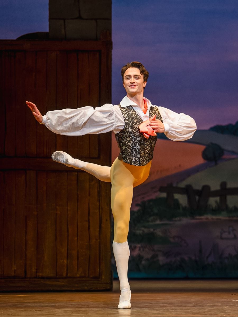Matthew Ball as Colas in La Fille mal gardee The Royal Ballet ©RBO 2026. Photographed by Andrej Uspenski Matthew Ball as Colas in La Fille mal gardée, The Royal Ballet ©RBO 2026. Photographed by Andrej Uspenski