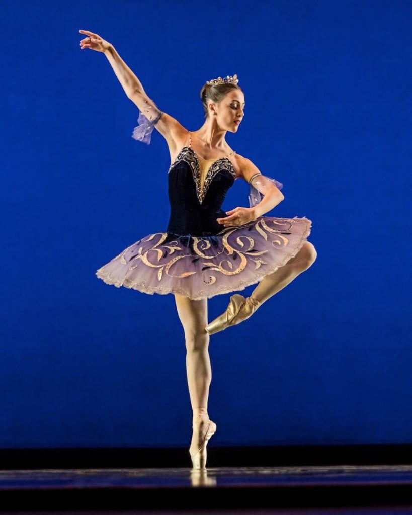 Katherine Barkman in 2018 USA Ballet Competition. Photo by Richard Finkelstein Katherine Barkman in 2018 USA Ballet Competition. Photo by Richard Finkelstein