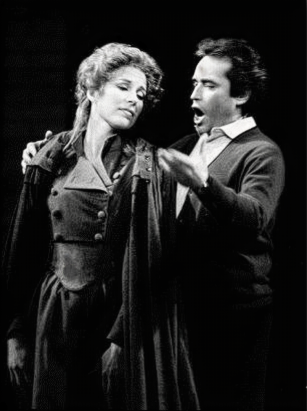 Maddelna in Andrea Chenier with Jose Carreras ROH 1984 Maddelna in Andrea Chenier with José Carreras, ROH 1984