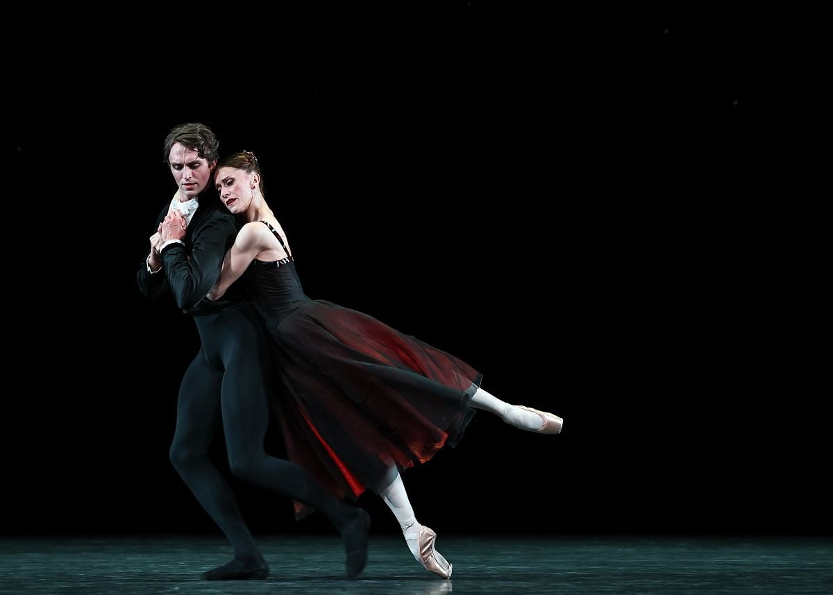 Matthew Ball and Marianela Nunez in In the Night for Marianela Timeless The Royal Ballet c2026 Maria Helena Buckley Matthew Ball and Marianela Nuñez in In the Night for Marianela Timeless, The Royal Ballet (c)2026 Maria-Helena Buckley