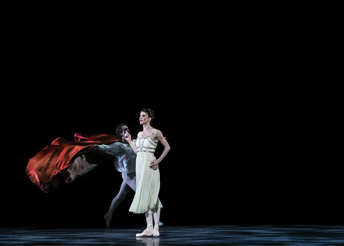 Matthew Ball and Mayara Magri in Romeo and Juliet for Marianela Timeless The Royal Ballet c2026 Maria Helena Buckley Matthew Ball and Mayara Magri in Romeo and Juliet for Marianela Timeless, The Royal Ballet (c)2026 Maria-Helena Buckley