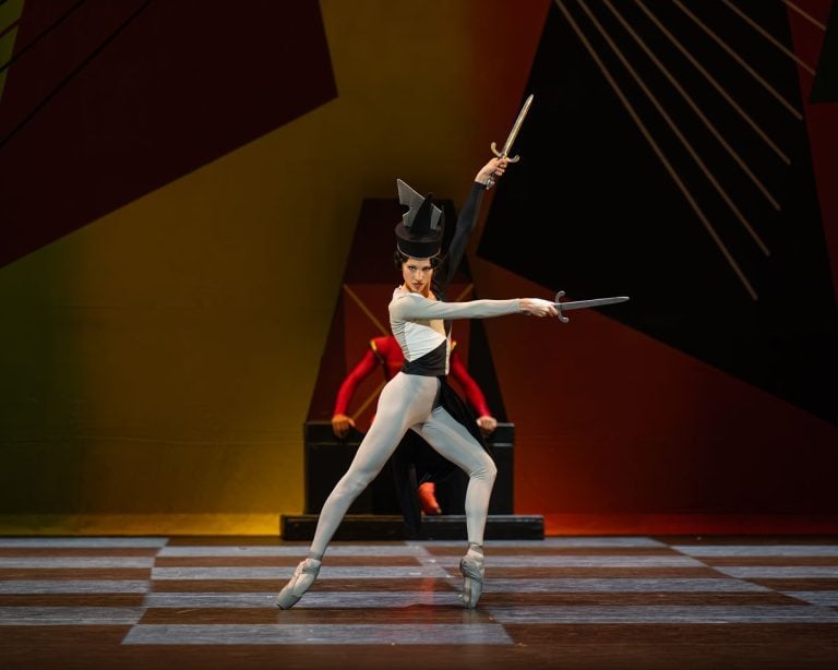 Pre professional Year student Anna Nouvenne in Checkmate by Ninette de Valois c The Royal Ballet School. Photographed by Photography by ASH Pre-professional Year student Anna Nouvenne in Checkmate by Ninette de Valois (c) The Royal Ballet School. Photographed by Photography by ASH