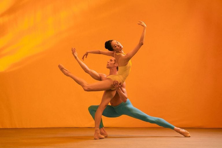 SunMi Park and James Whiteside in Helen Pickett's Petal. Photo Quinn Wharton