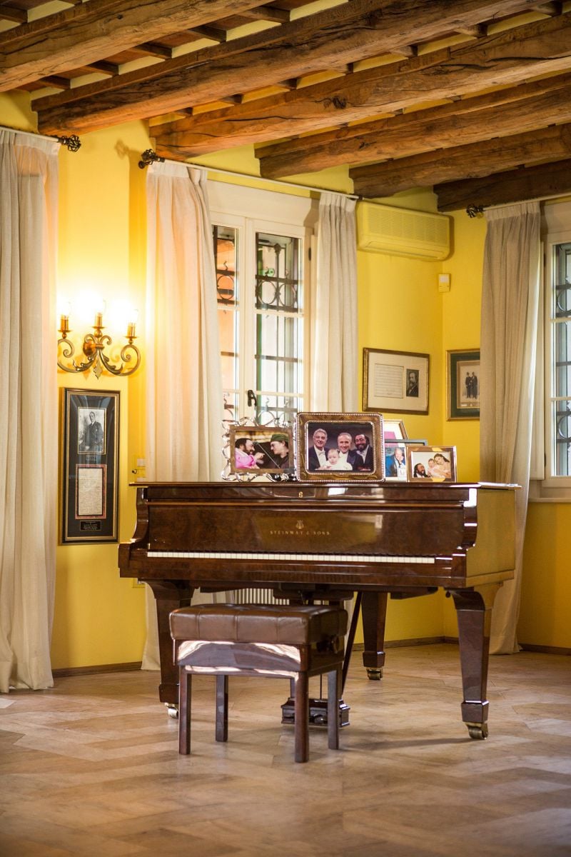 The piano room The piano room