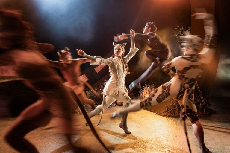 CATS. Hannah Joseph (Victoria) and cast. Credit Mark Senior