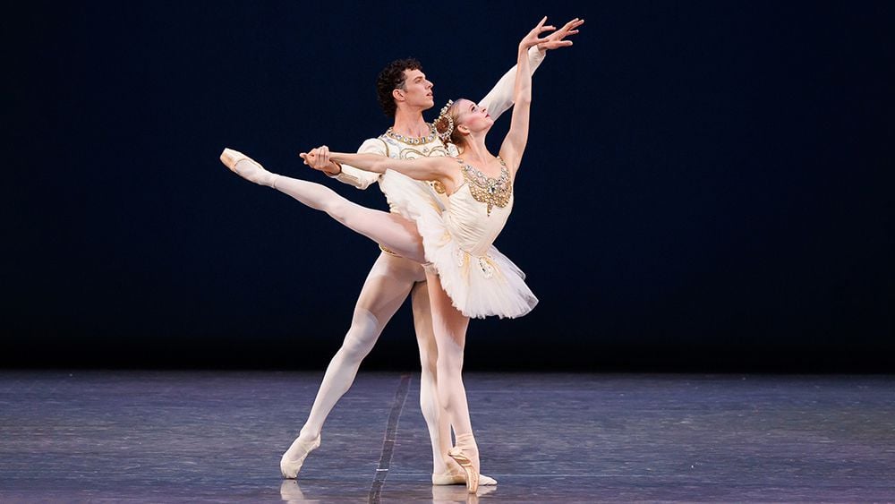 Christopher Gerty and Genevieve Penn Nabity in Jewels photo by Brice Zinger Christopher Gerty and Genevieve Penn Nabity in Jewels - photo by Brice Zinger
